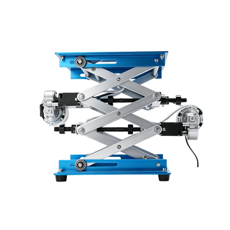 300mm Dual Motor 3-Stage Anodized Aluminum Electric Lift Table